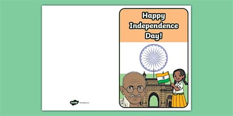 India Independence Day Greetings Card
