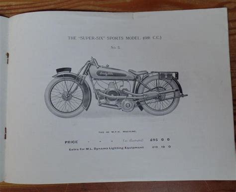 Coventry Victor, The Perfect Motor Cycle, 1924, Brochure | BRITISH Only ...