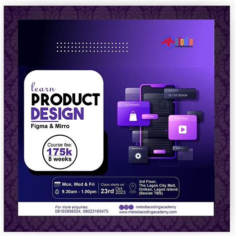 Learn Product Design with Figma and Mirro, The City Mall Lagos Island ...