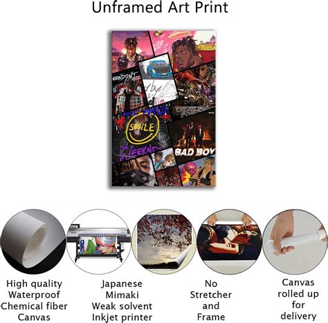 Buy Wall Art Rapper Cover Album Poster Modern Bar Cafe Decoration Fans ...