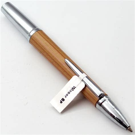 Winner Pattern Wood Color Body With Silver Clip Fine Tip Magnatic Type ...