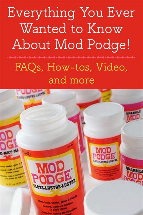Image result for Tutorial for Mod Podge