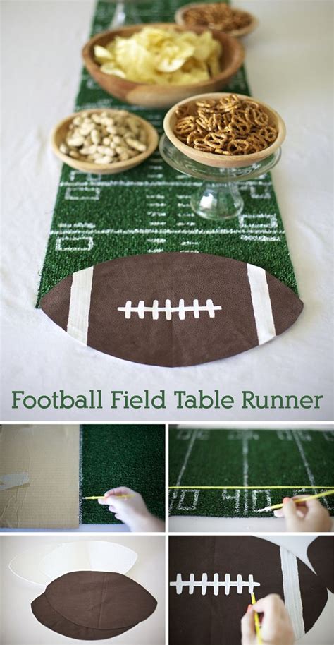 Homemade Table Runner Ideas Sports Theme 的图像结果