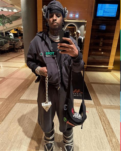 Balenciaga Under Armour Black Logo Zip Hoodie worn by Ski Mask the ...