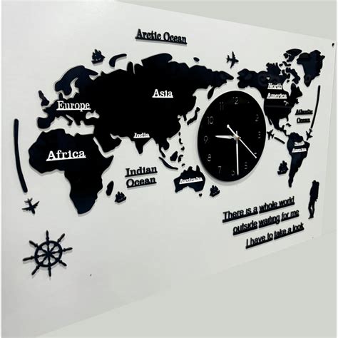 Map - Wall Clock – TangyOak