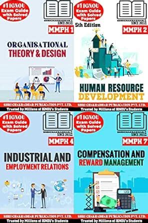 Buy IGNOU MBA New Syllabus Help Books (HRM Area) Combo of MMPH 1 MMPH 2 ...