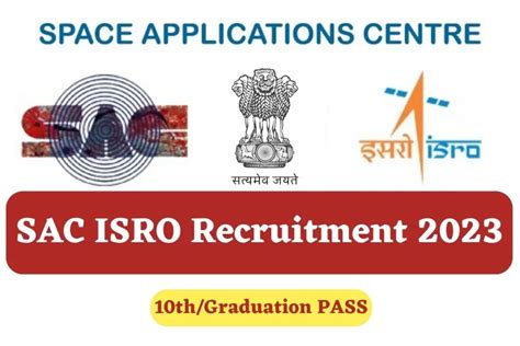 SAC ISRO Recruitment 2023: ಸಹಾಯಕ, Cook, ಲಘು ವಾಹನ ಚಾಲಕ ‘ಎ’ ಹುದ್ದೆಗಳು