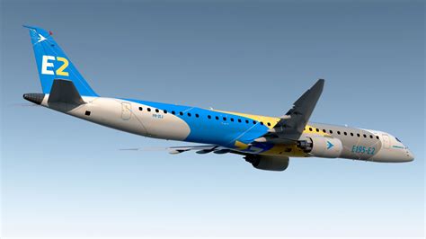 3D Embraer E-Jet E195-E2 | 3D Molier International