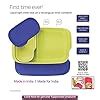Buy Tupperware Plastic Lunch Box, 10-inch, Multicolour (Set of 2) - 500 ...