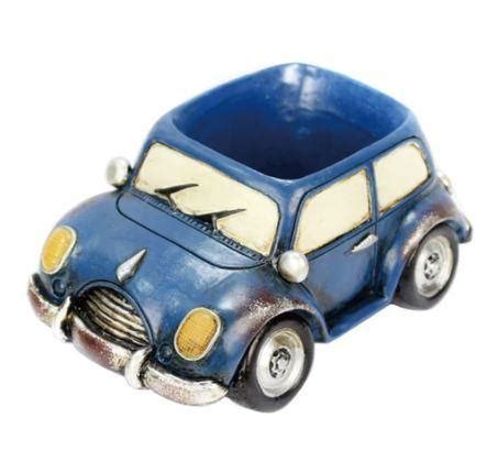 Blue Car Resin Succulent Pot — Plant N Pots