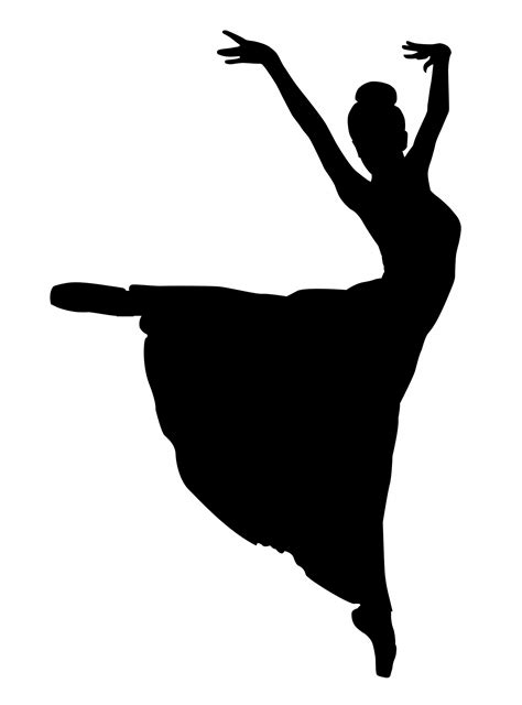Ballet Dancer Silhouette Clipart Free Stock Photo - Public Domain Pictures