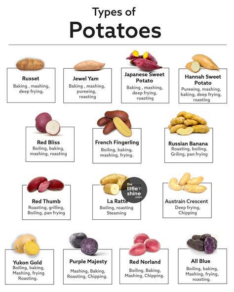Types of Potatoes - The Little Shine