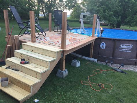 Diy Above Ground Pool Deck