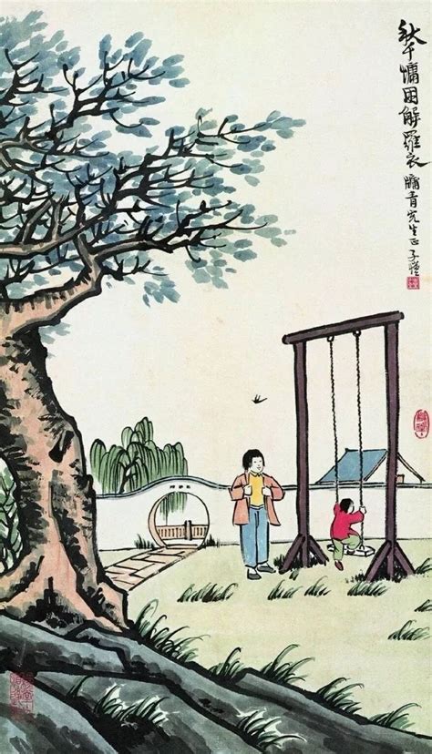 【丰子恺经典漫画100幅】诙谐幽默，含蓄着人间情味_我学我网络艺术课堂