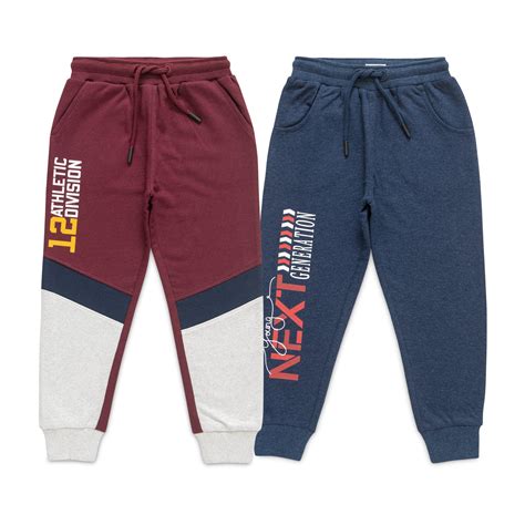 "Boys' Printed Jogger Pants – Pack of 2, Athletic & Graphic Design, Dr ...