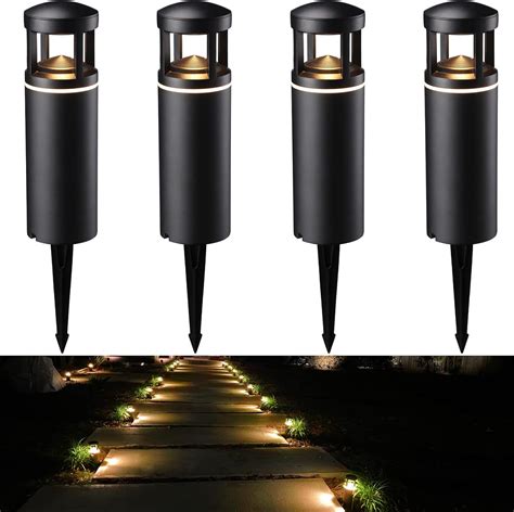 LEONLITE LED Low Voltage Pathway Lights, Unique Light Pattern ...