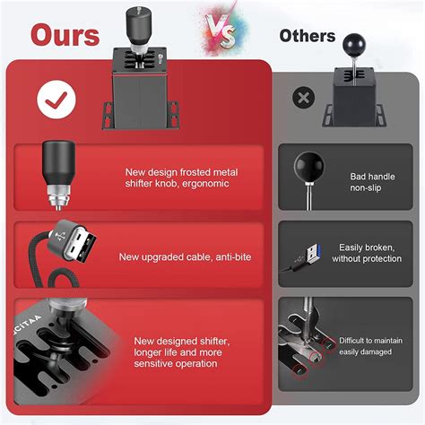 Buy TOCiTAA USB Simulator Shifter Compatible with Thrustmaster T300RS ...