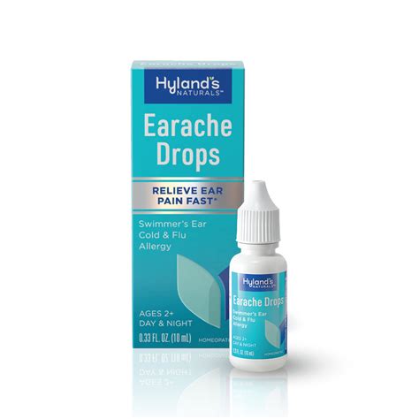 Hyland's Ear Drops - Swimmer's Ear & Allergy Relief for Kids & Adults ...
