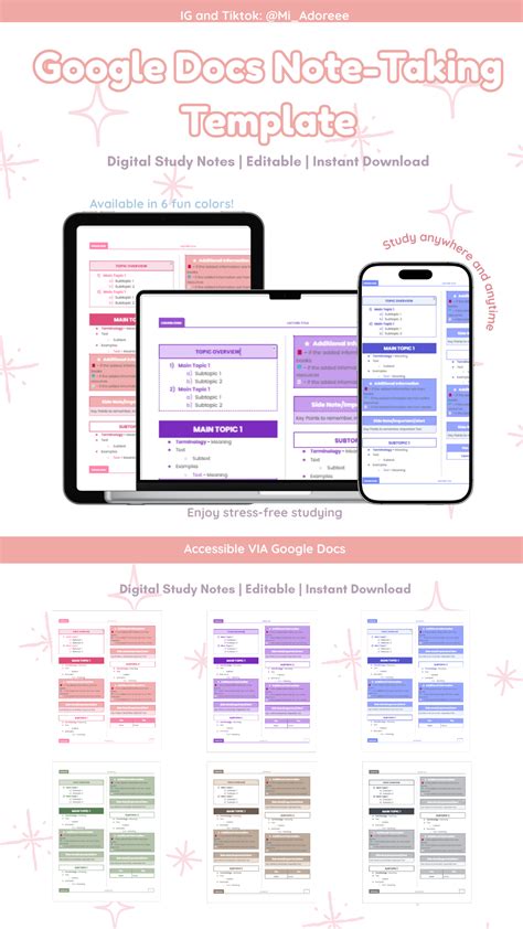 Cute Google Docs Ideas