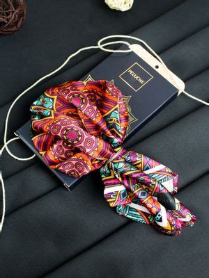 Buy PELUCHE Mystique Mandala Multi Pocket Square for Men Online