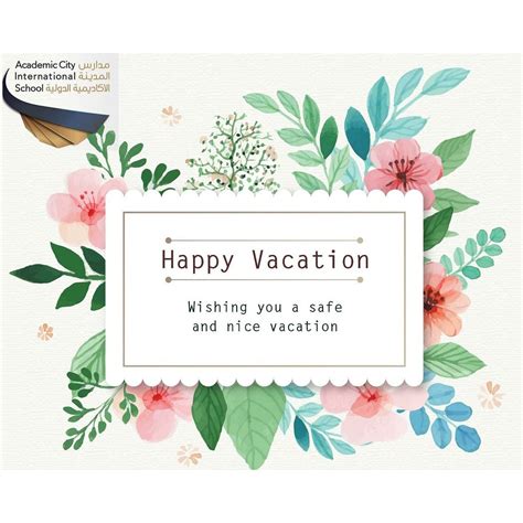 Have A Great Vacation Wishes