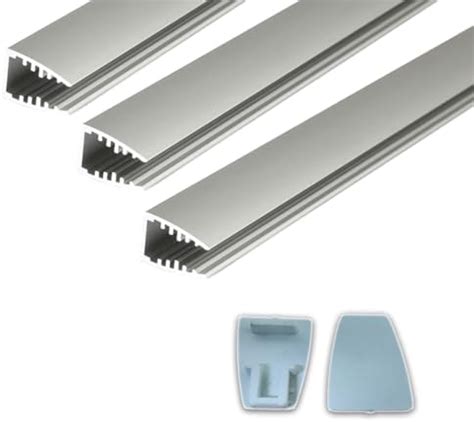 Buy Abaj Lighting Aluminium LED 1Meter 8mm Glass Profiles for Ceilings ...