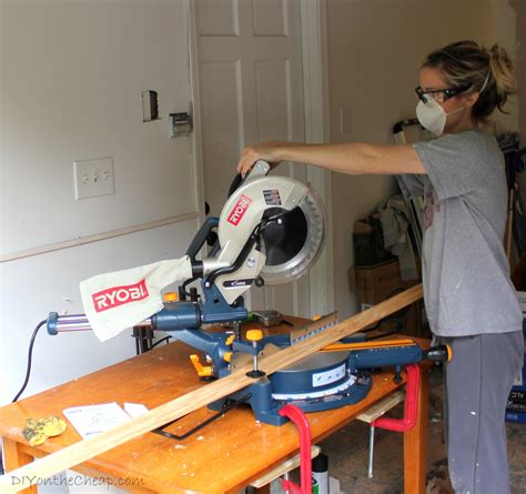 My New "Toy": RYOBI Sliding Compound Miter Saw! {Review} - Erin Spain