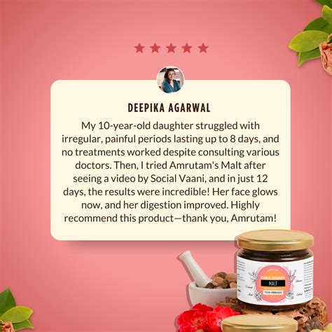 Kumari Sondarya Malt for Teenage Periods – Amrutam