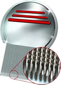 ryia Nit Free Terminator Lice Comb, Stainless Steel Louse and Nit Comb ...