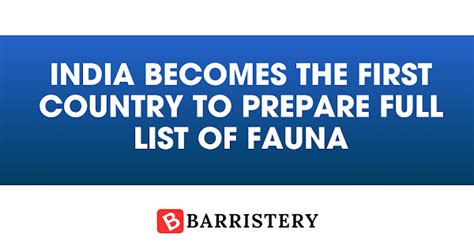 India Becomes the First Country to Prepare Full List of Fauna ...