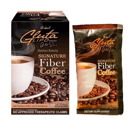 Buy 12 in 1 Gluta Lipo Gold Series Fiber Coffee - 10 Sachets Online at ...