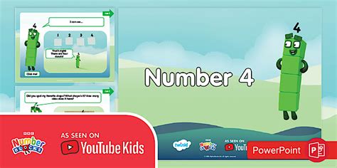 Numberblocks: Number 4 PowerPoint | Math & Counting