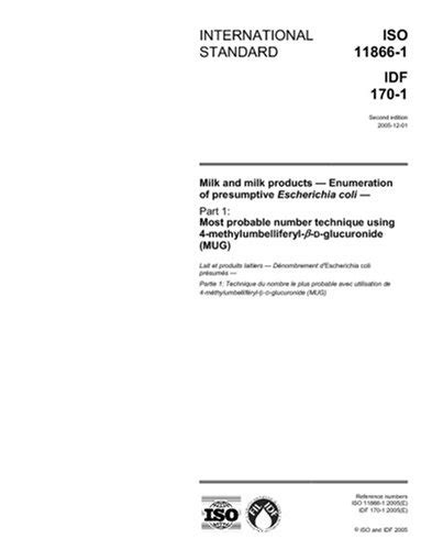 ISO 11866-1:2005, Milk and milk products - Enumeration of presumptive ...