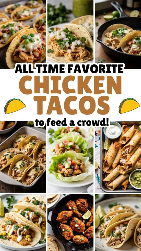10 Shredded Chicken Taco Recipes - Easy Cheesy Ideas You'll Love