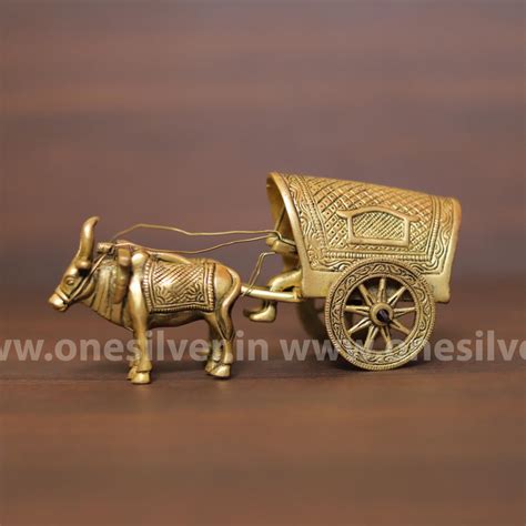 Brass Bull Cart Big – onesilver.in