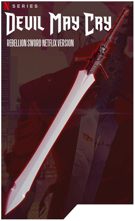 😈 Devil May Cry Rebellion Sword Netflix Version・Archivo STL para ...