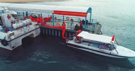 蜈支洲島開展旅遊船舶海上防污染演練，提升應急處置能力 - 每日頭條