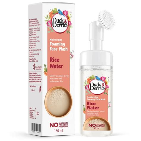 Foxy.in : Buy Buds & Berries Moisturizing Rice Water Foaming Face Wash ...