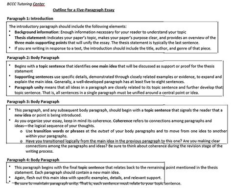 Image result for Outline Example