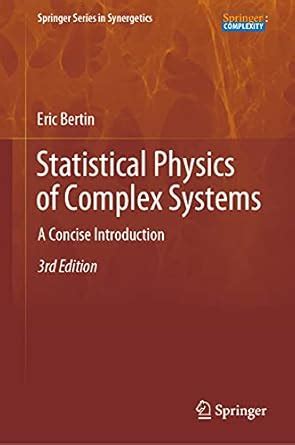 Buy Statistical Physics of Complex Systems: A Concise Introduction ...