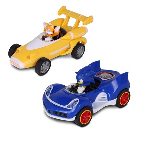 Buy NKOK Sonic Transformed All-Stars Racing Pull Back Action: Tails ...
