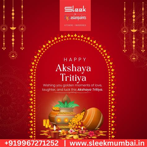 Happy Akshaya Tritiya from Sleek by Asian Paints | Sleek Kitchens Parel ...