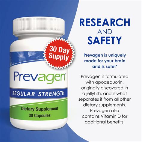 Buy Prevagen Regular Strength 10mg, 30 Capsules |1 Pack| with ...