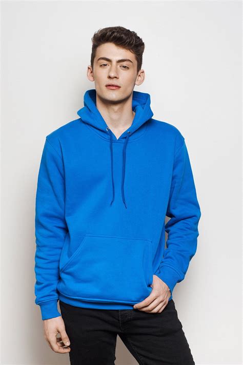 university blue designer hoodie in 2024 | Blue hoodie men, Hoodie ...