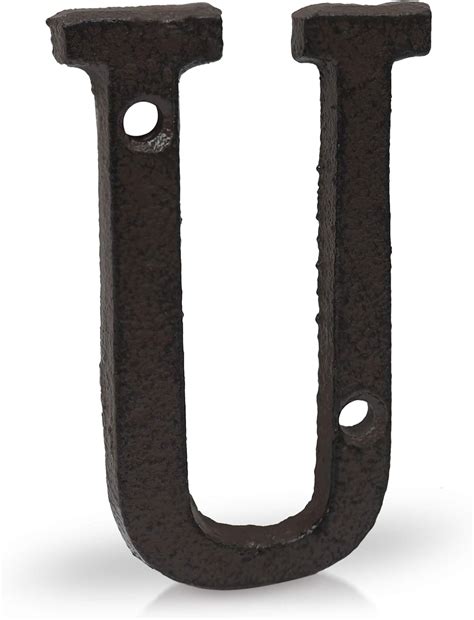 Buy Basic Fundamentals 3-Inch Cast Iron Letters for Wall and Mailbox ...