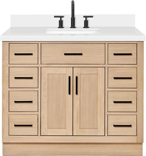 Amazon.com: ARIEL 42" Inch Bathroom Vanity with Single Sink, American ...