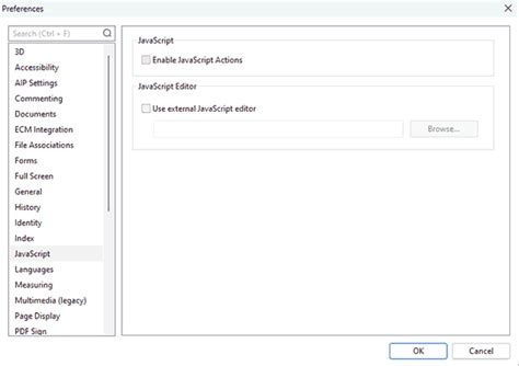 PDF JavaScript Disabled 的图像结果
