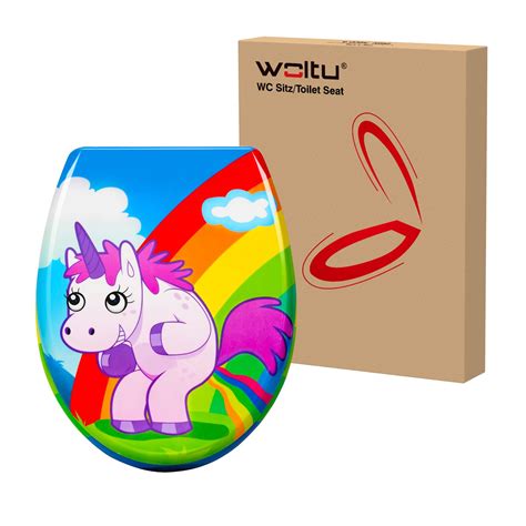 Woltu Premium Toilet Seat Soft Close Adjustable Hinge Toilet Lid ...