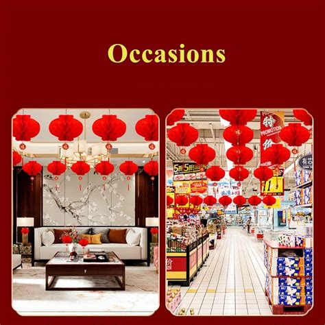 Buy KYMY 30pcs Chinese Red Paper Lanterns,Red Hanging Round Decorative ...