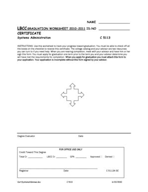 Fillable Online linnbenton NO CERTIFICATE Systems Administration C 5113 ...